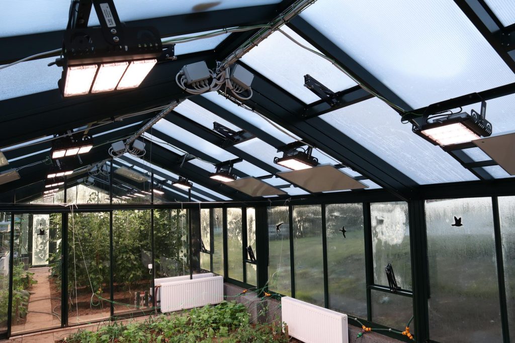 üvegház LED világítás LED növénynevelő lámpával